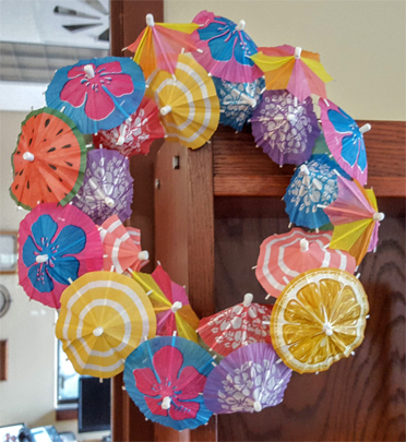 parasol wreath