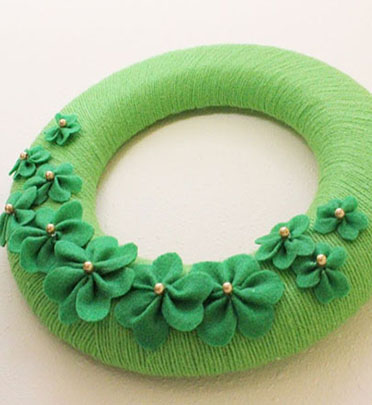 shamrock wreath