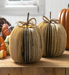 book page pumpkins