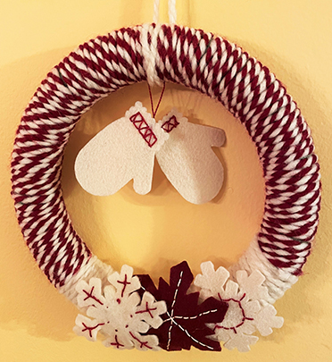 scandinavian winter wreath
