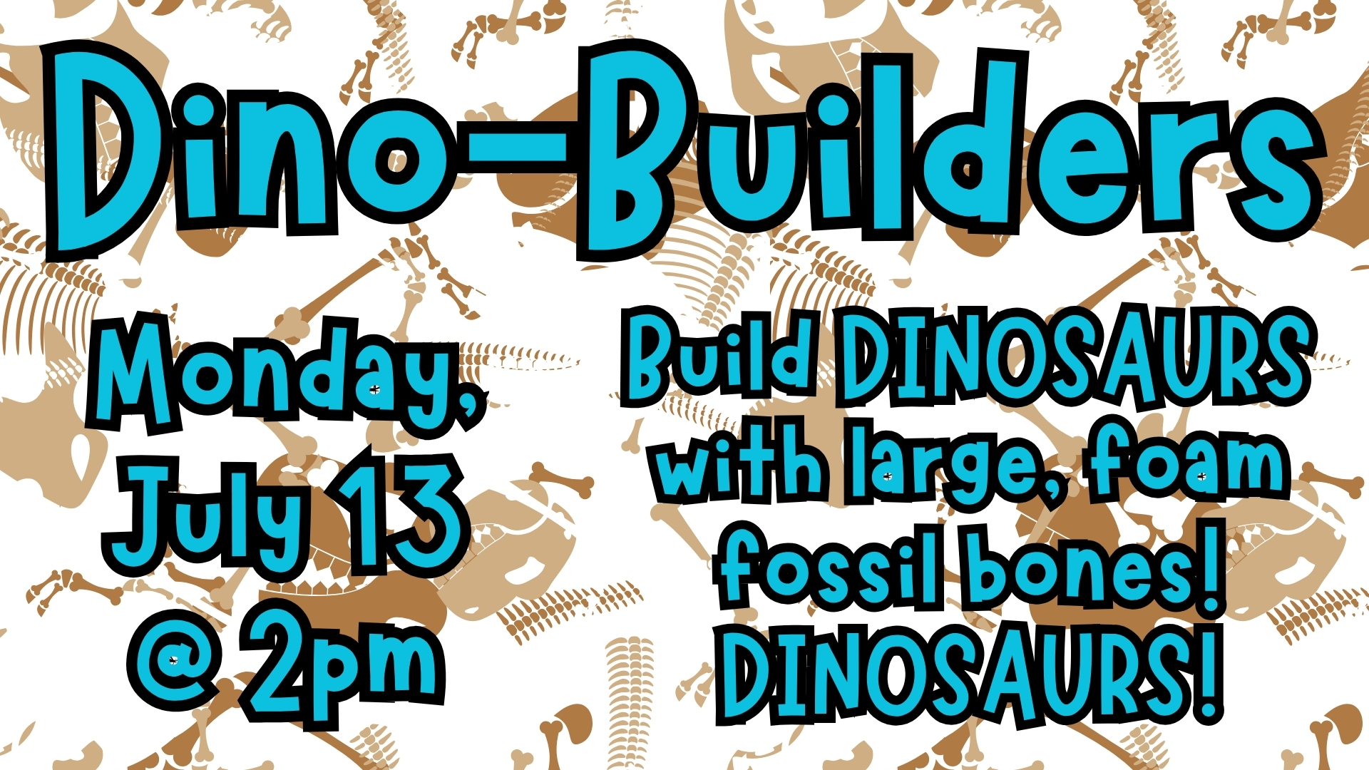 Summer Reading Program: Dino Builders