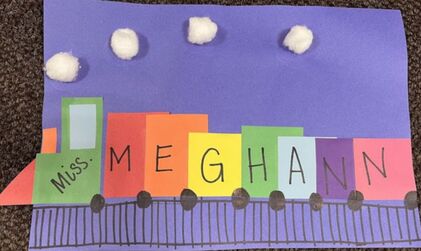 Paper name trains craft example