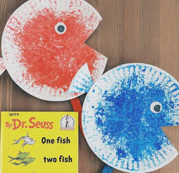 Red fish blue fish craft