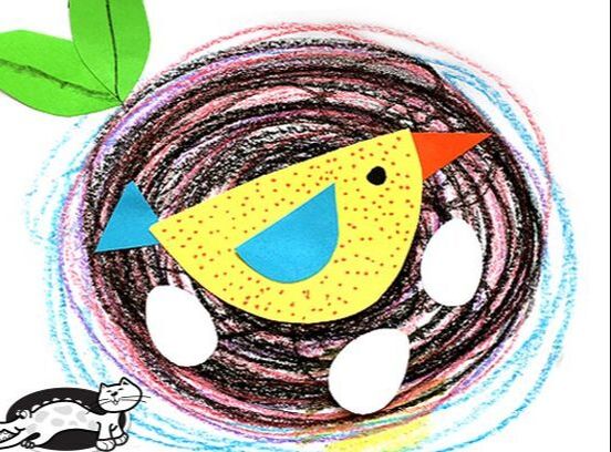 Spring bird nest craft