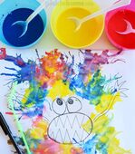 Blow Paint Monsters