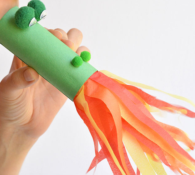 Paper Roll Fire-breathing Dragon