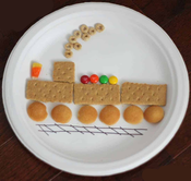 Graham Cracker Trains