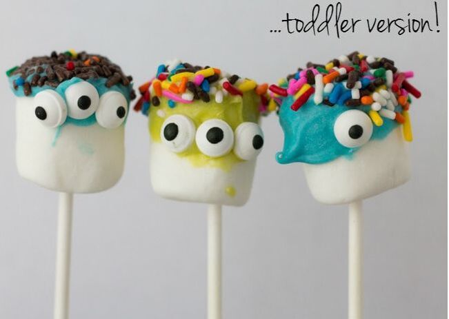 Monster Marshmallow Pops