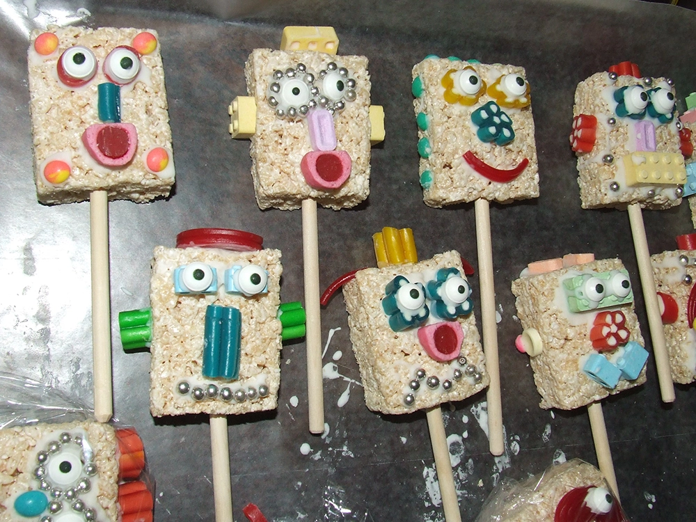 Robot Rice Krispie Treats